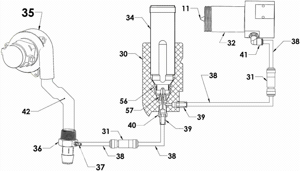 Automatic spraying program control system and automatic spraying device provided with system