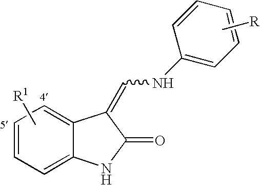 3-(arylamino)methylene-1, 3-dihydro-2H-indol-2-ones as kinase inhibitors