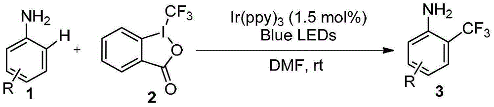 A method for preparing o-trifluoromethylaniline or derivatives thereof