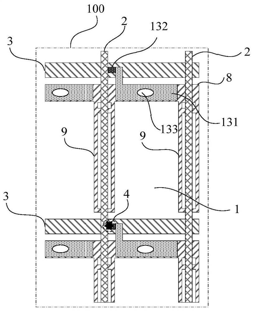 Wiring repair method, array substrate and display panel