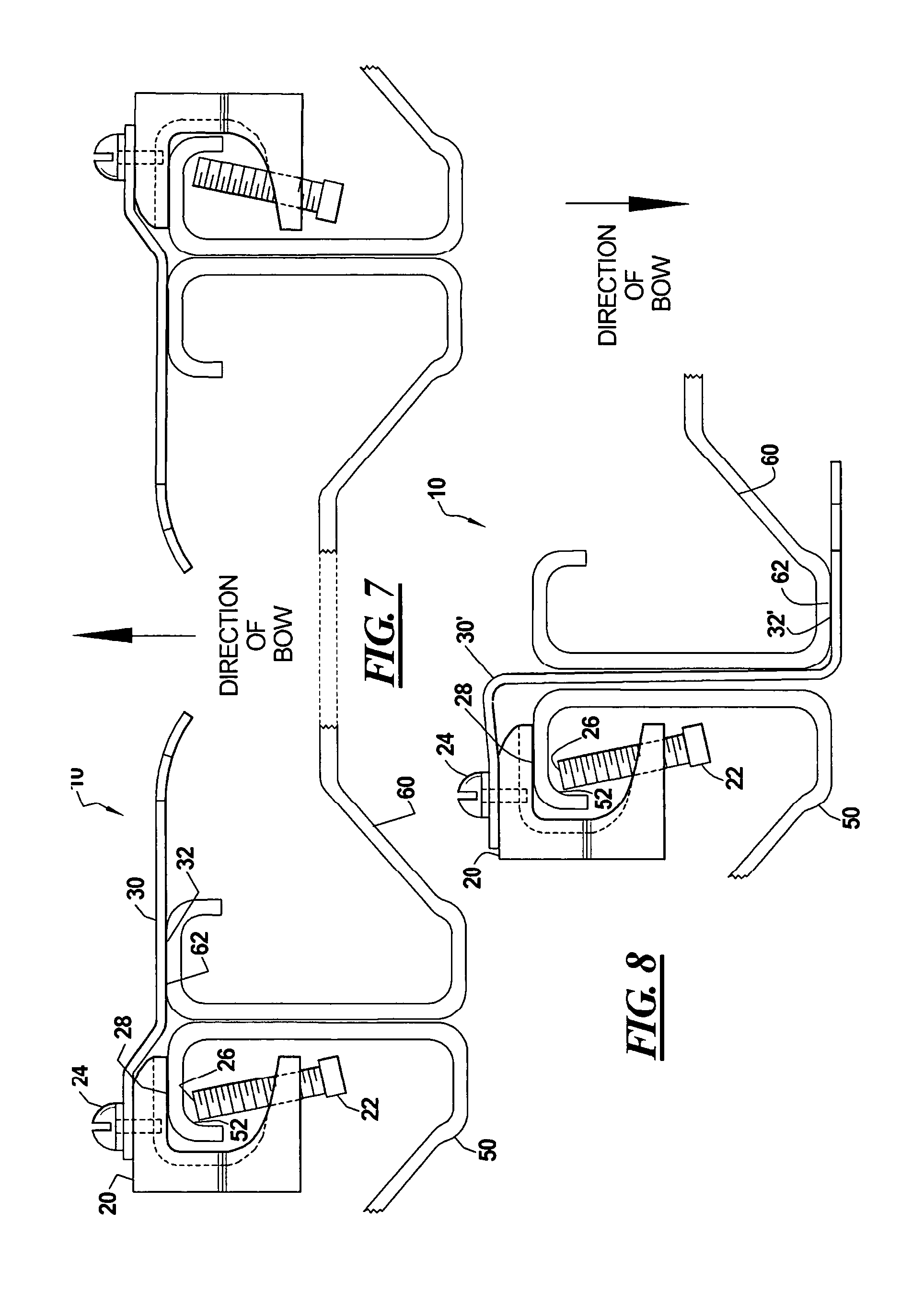 Method for minimizing bowing of collector plates in an electrostatic precipitator, and a collector plate-clip combination