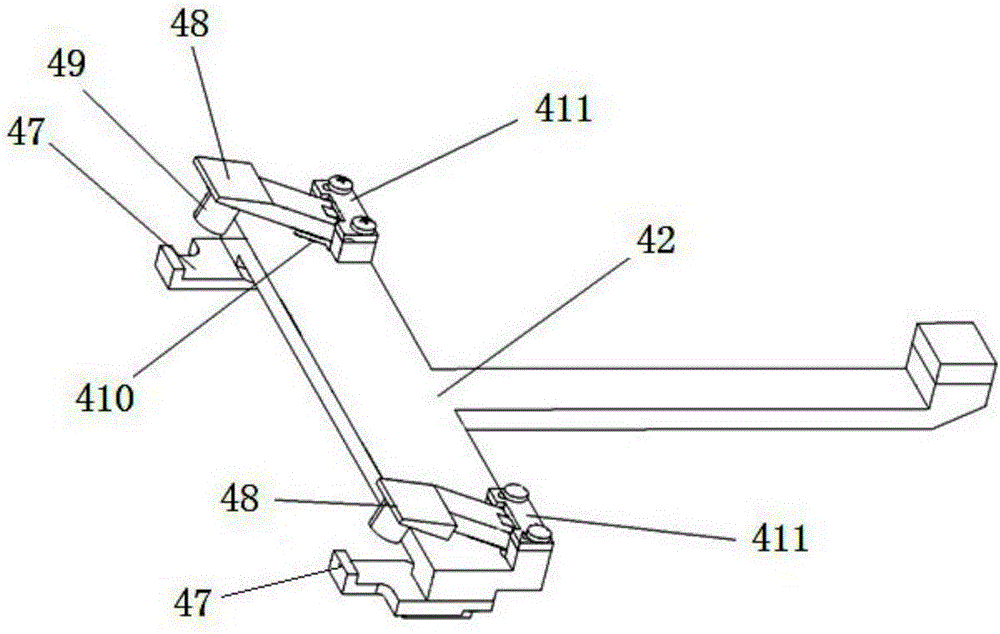 Novel bag catching and conveying mechanism of bagging machine