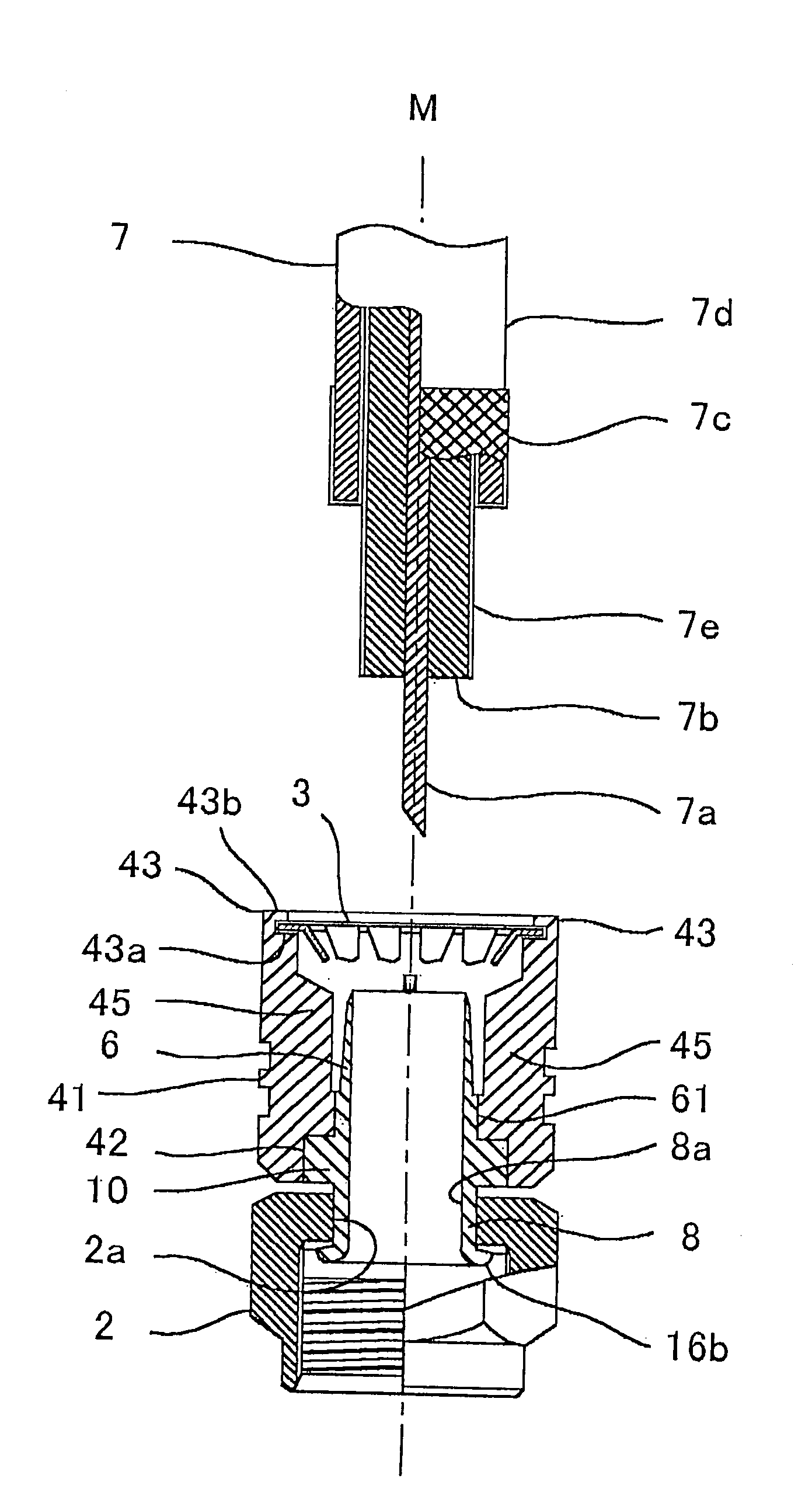 Coaxial cable connector and electronic device case