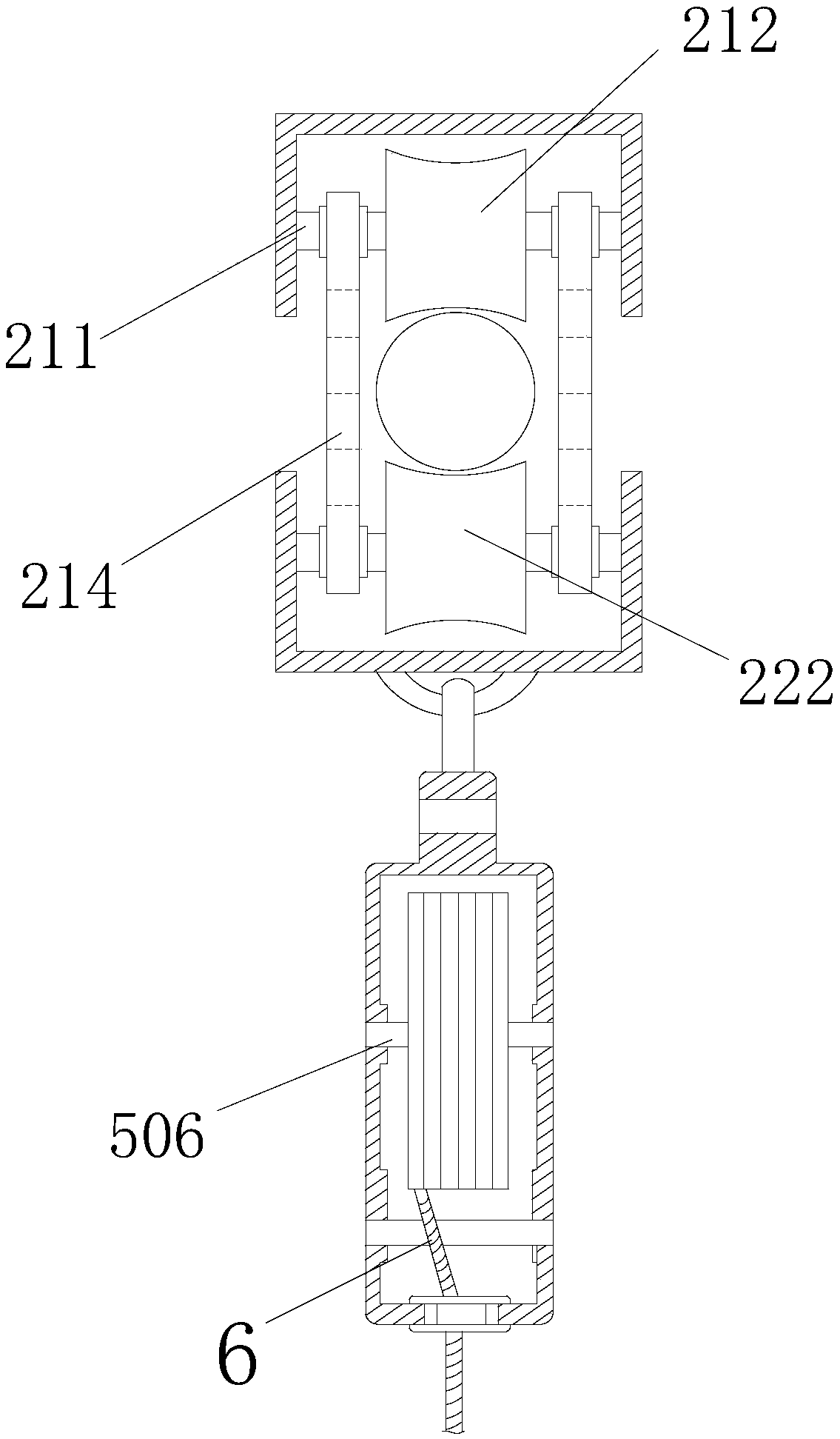 Anti-falling protection device capable of horizontally moving along with worker in building construction