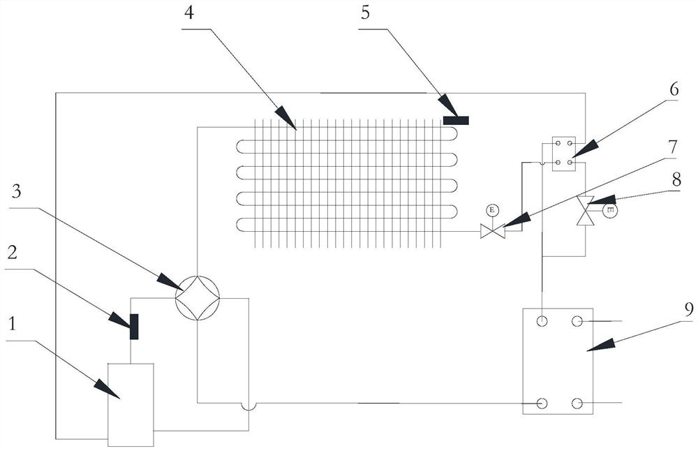 Exhaust temperature control method, controller and air energy heat pump unit