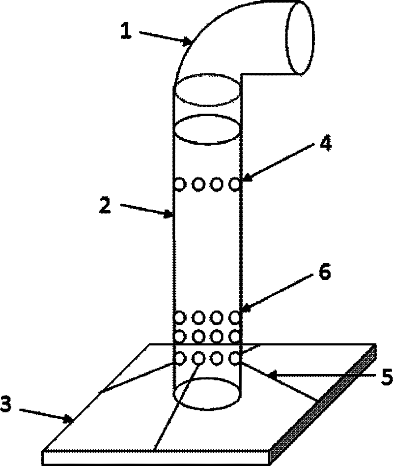 Device and method for inflating water circulation in a broodstock breeding pond