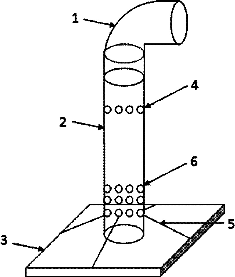 Device and method for inflating water circulation in a broodstock breeding pond