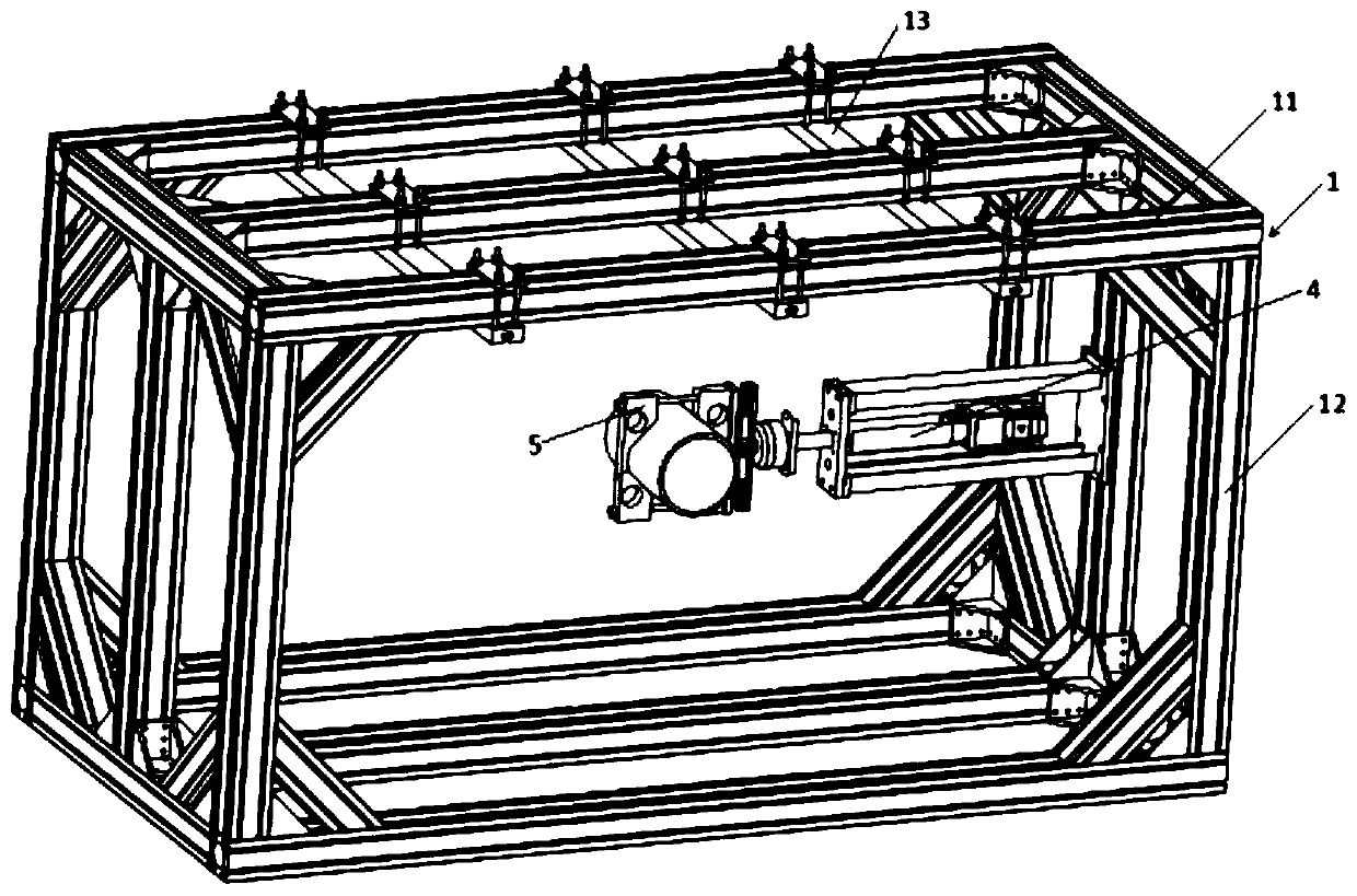 Fatigue testing device for anti-seismic support post