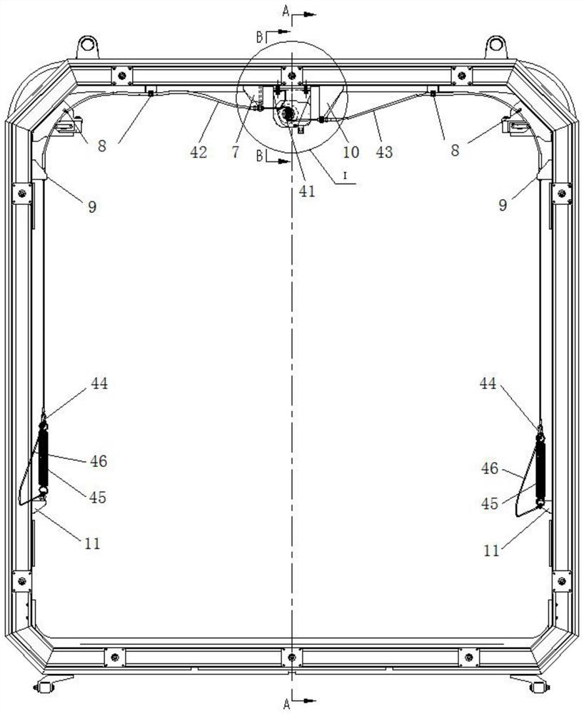 Through channel with novel rapid tightening mechanism