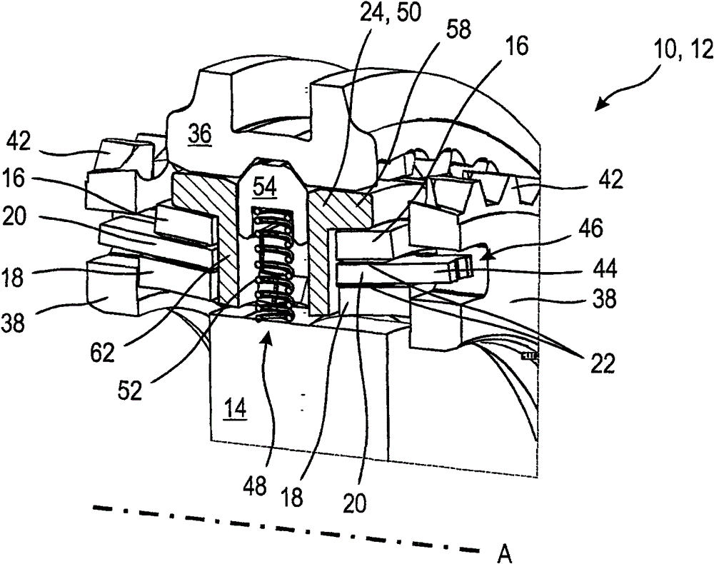 A multi-stage synchronous module of a transmission and the transmission