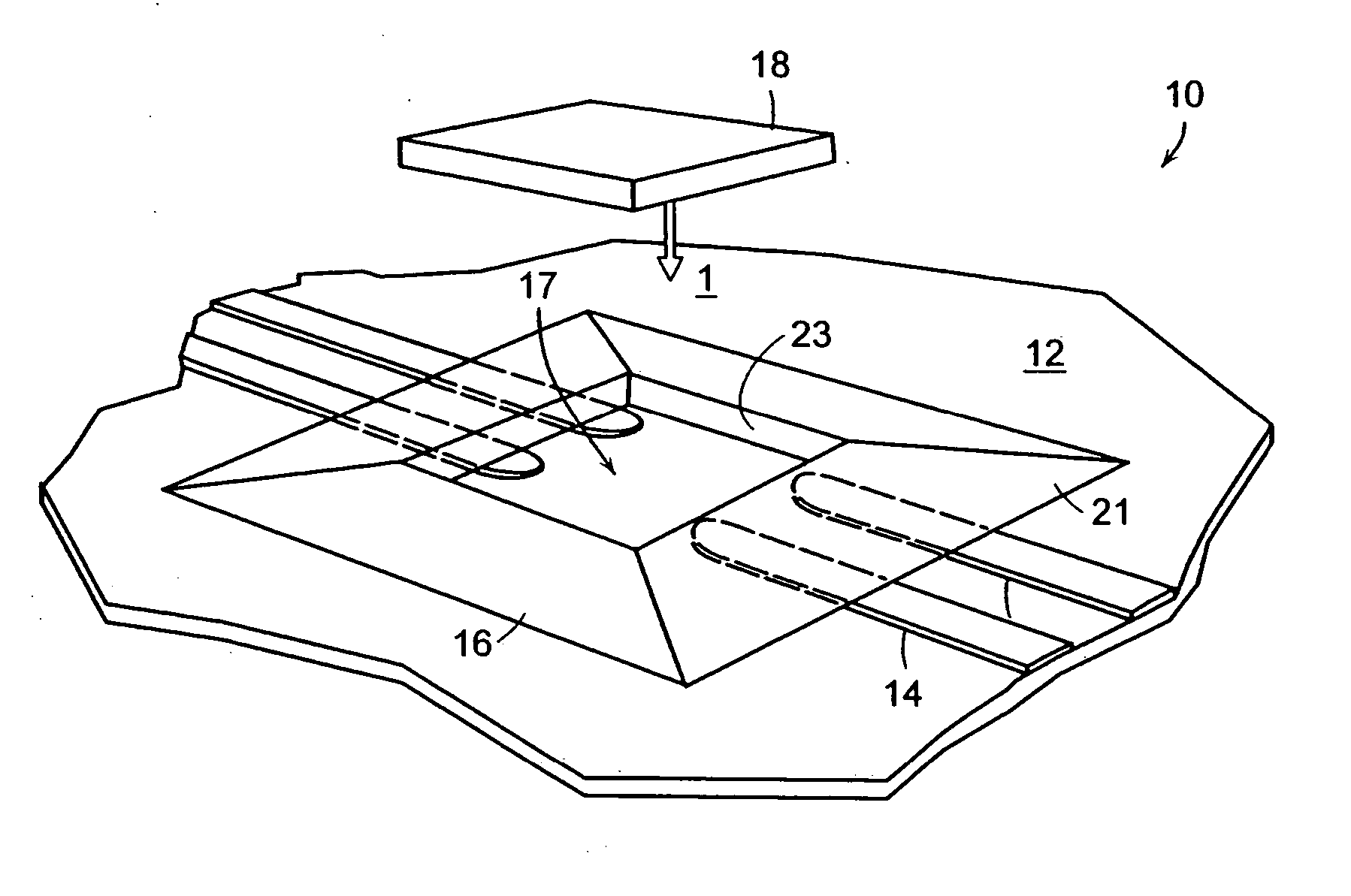 Semiconductor die positioning system and a method of bonding a semiconductor die to a substrate