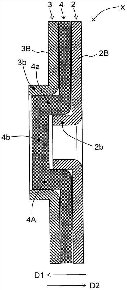 Busbar structure for capacitor