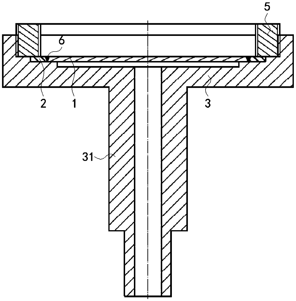 Method for welding large-size thin-walled beryllium piece and aluminum alloy ring