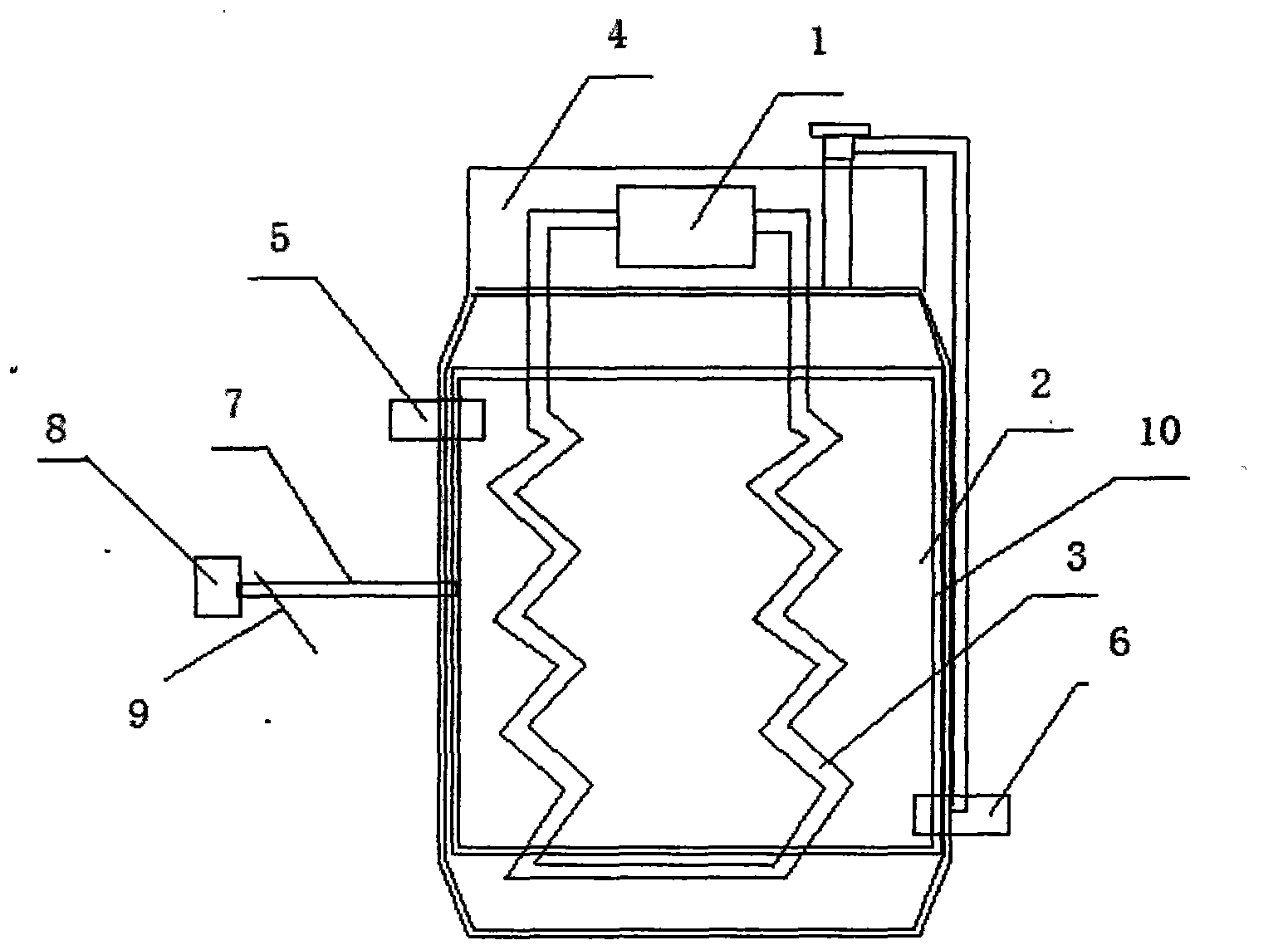 Heat dissipation device for hydraulic system