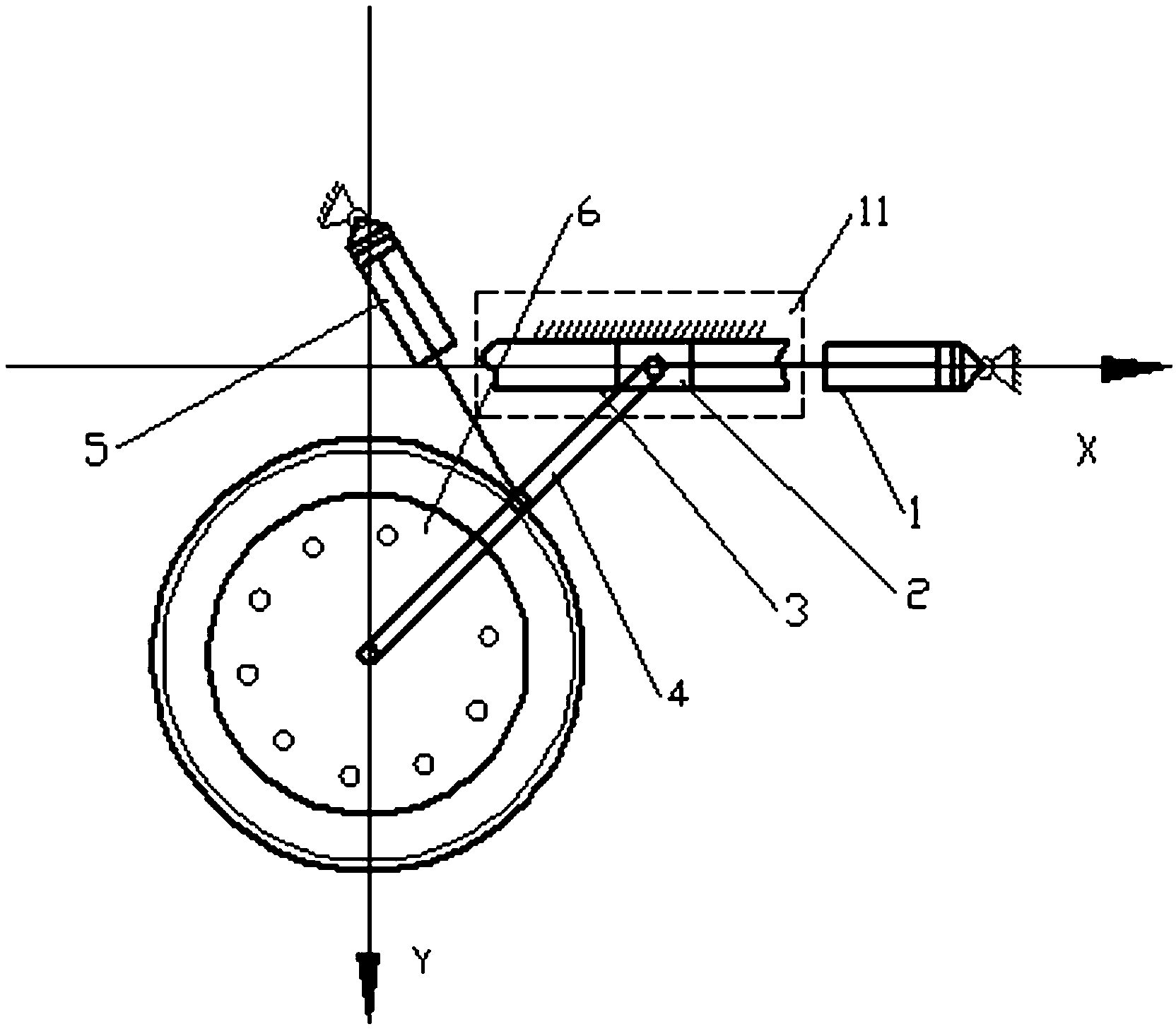 Compensated single-trailing-arm hydraulic driving hanging system for engineering vehicle