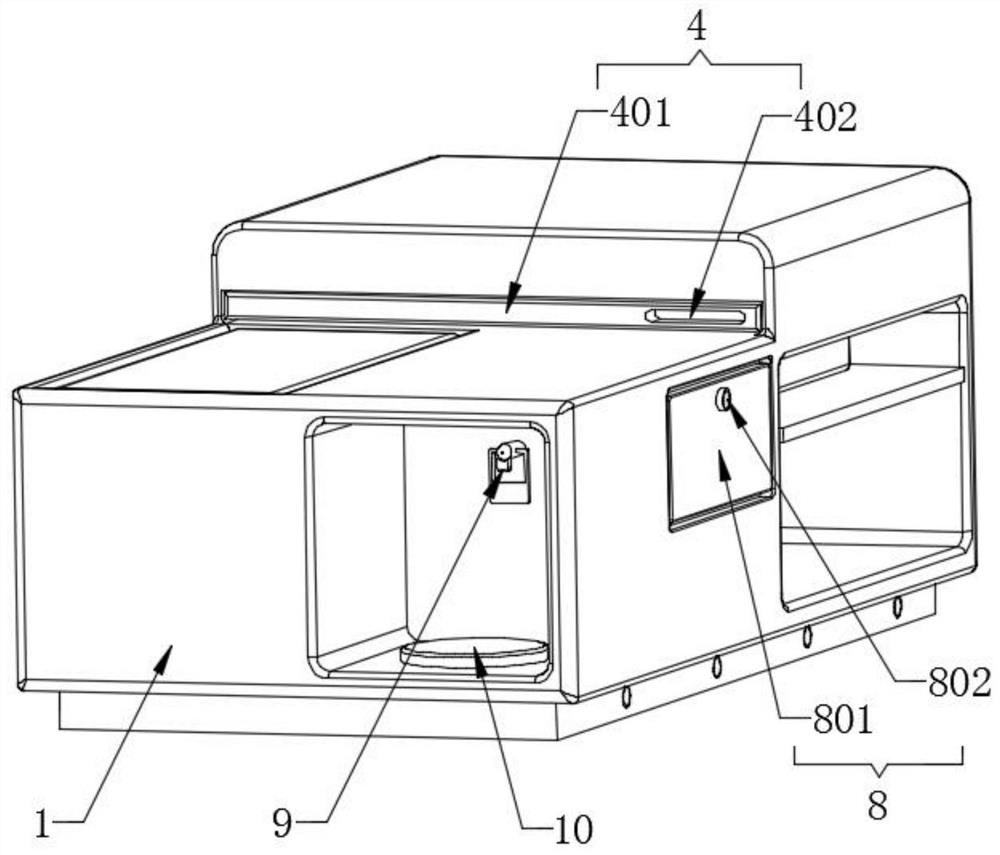 Multifunctional anti-collision tea table