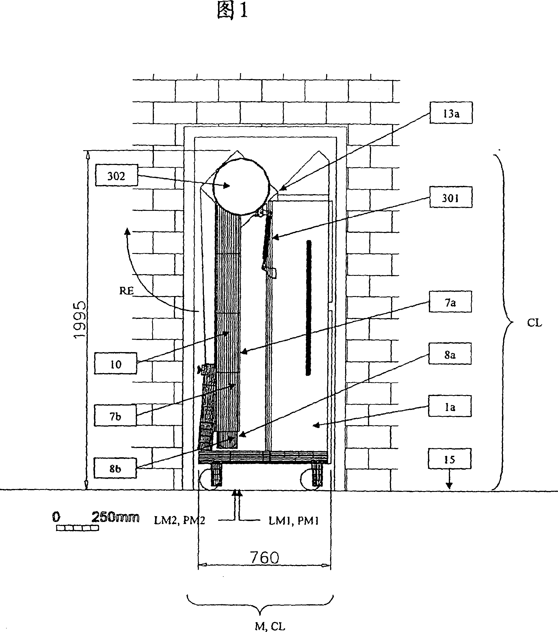 Mobile device for aeraulic isolation including air-diffusing chamber with variable geometry against airborne contaminant spread