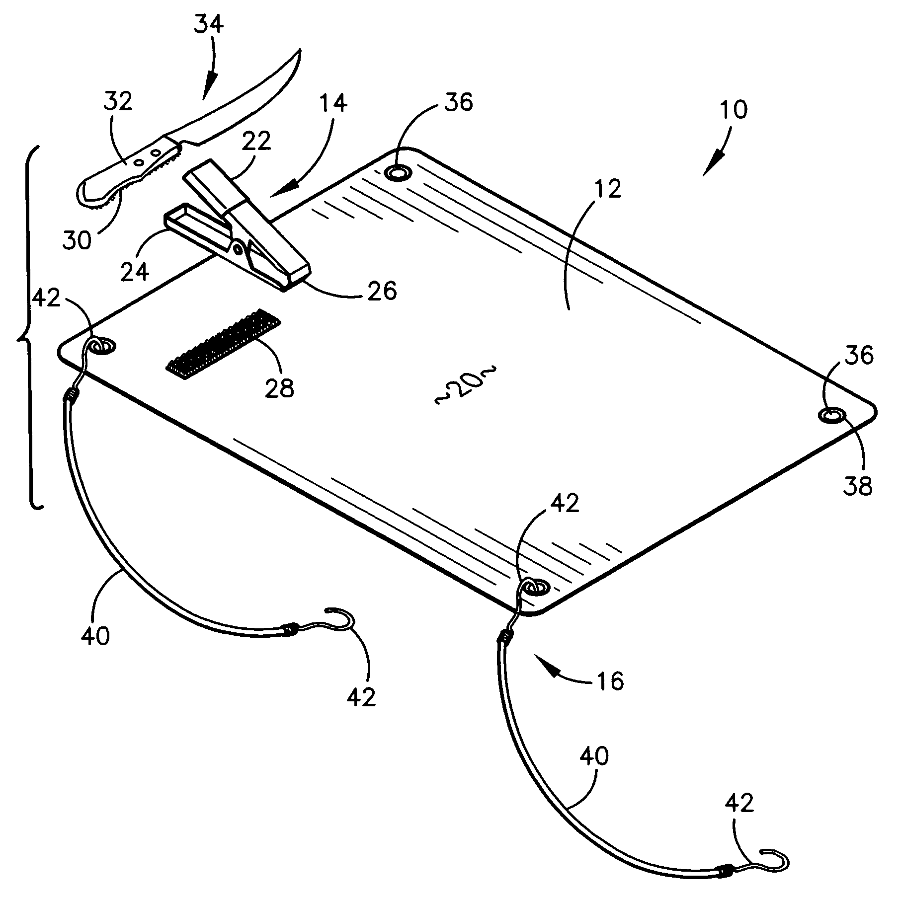 Filleting assembly and method of using same