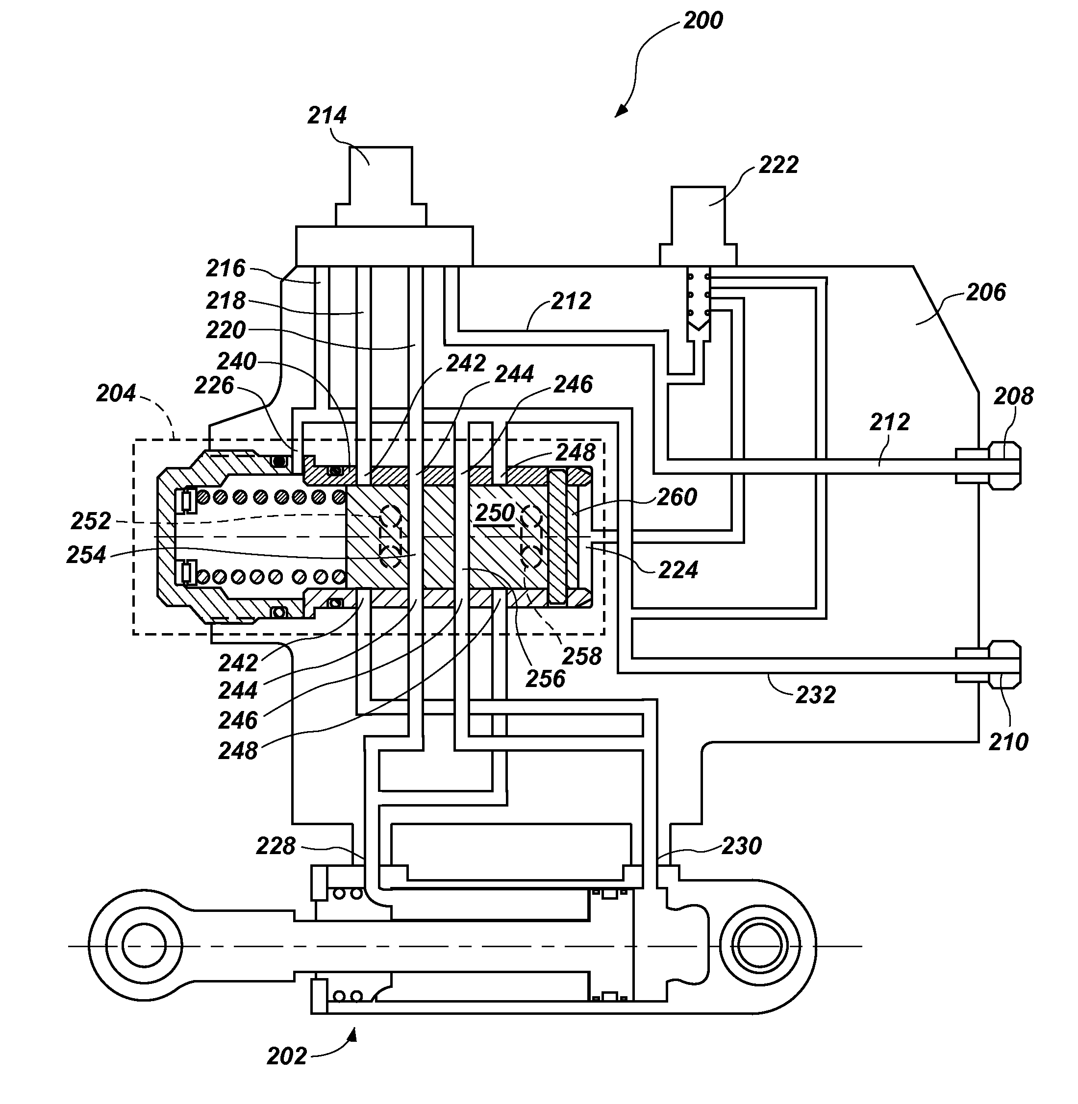 Hydraulic valve with helical actuator