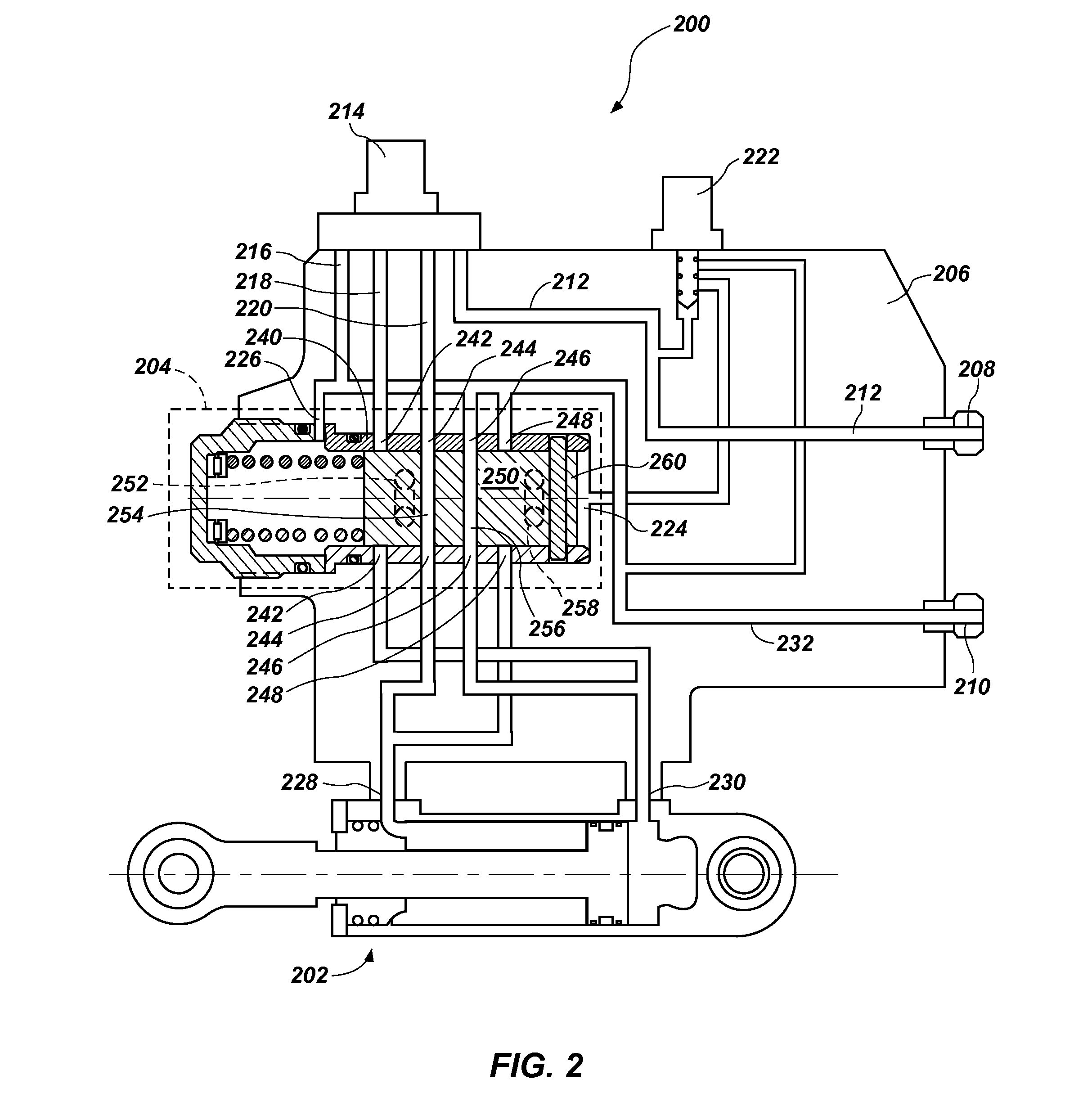 Hydraulic valve with helical actuator