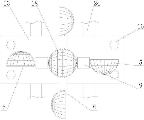 Wind power reflective bird repelling device