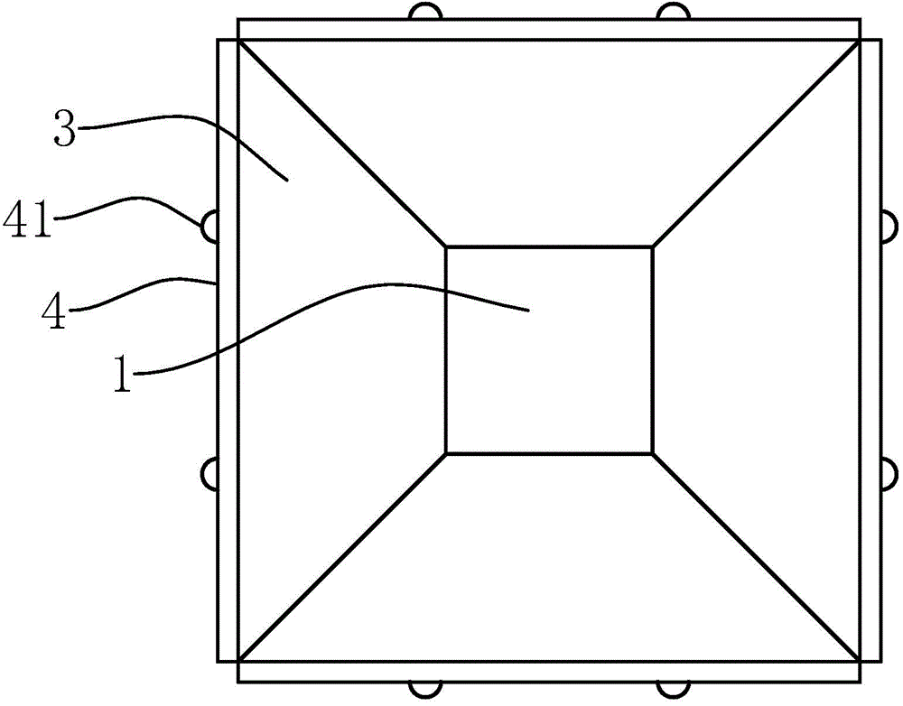 Temporary chair for blind people