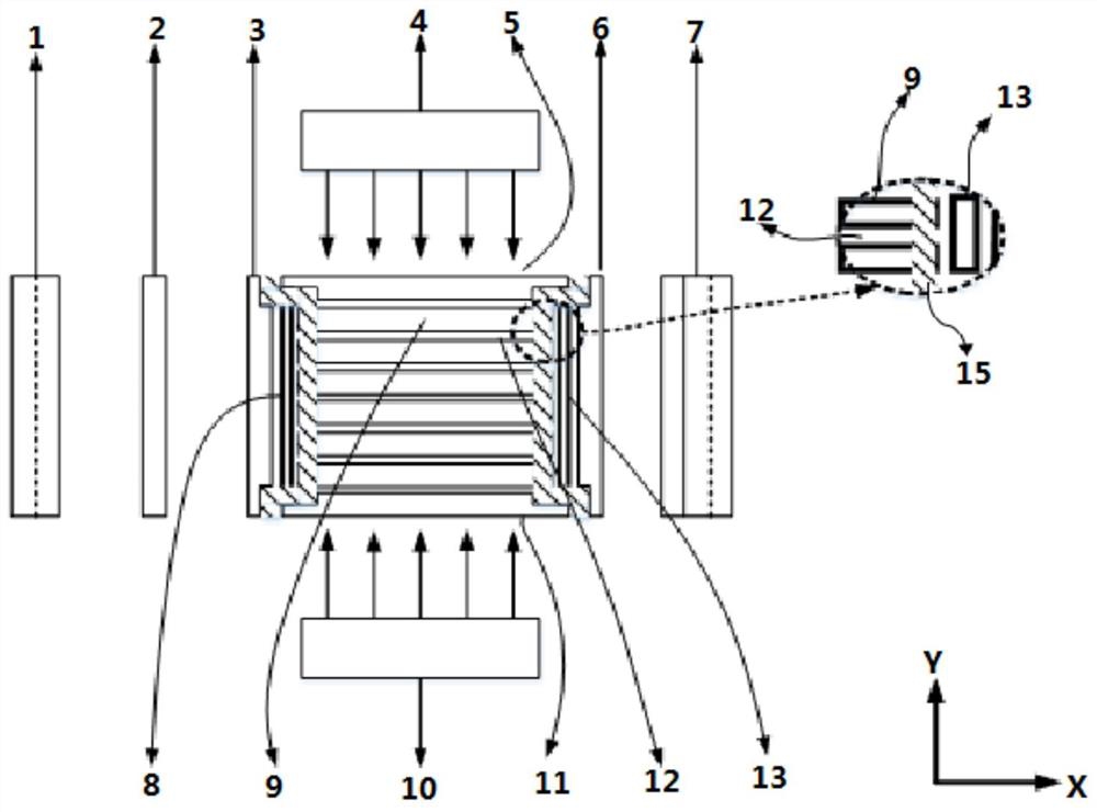 High-power liquid cooling pulse solid laser device