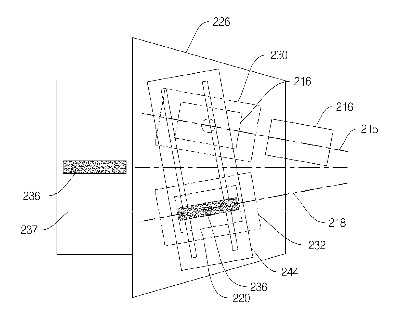 Organic material deposition apparatus, and organic material deposition method using same