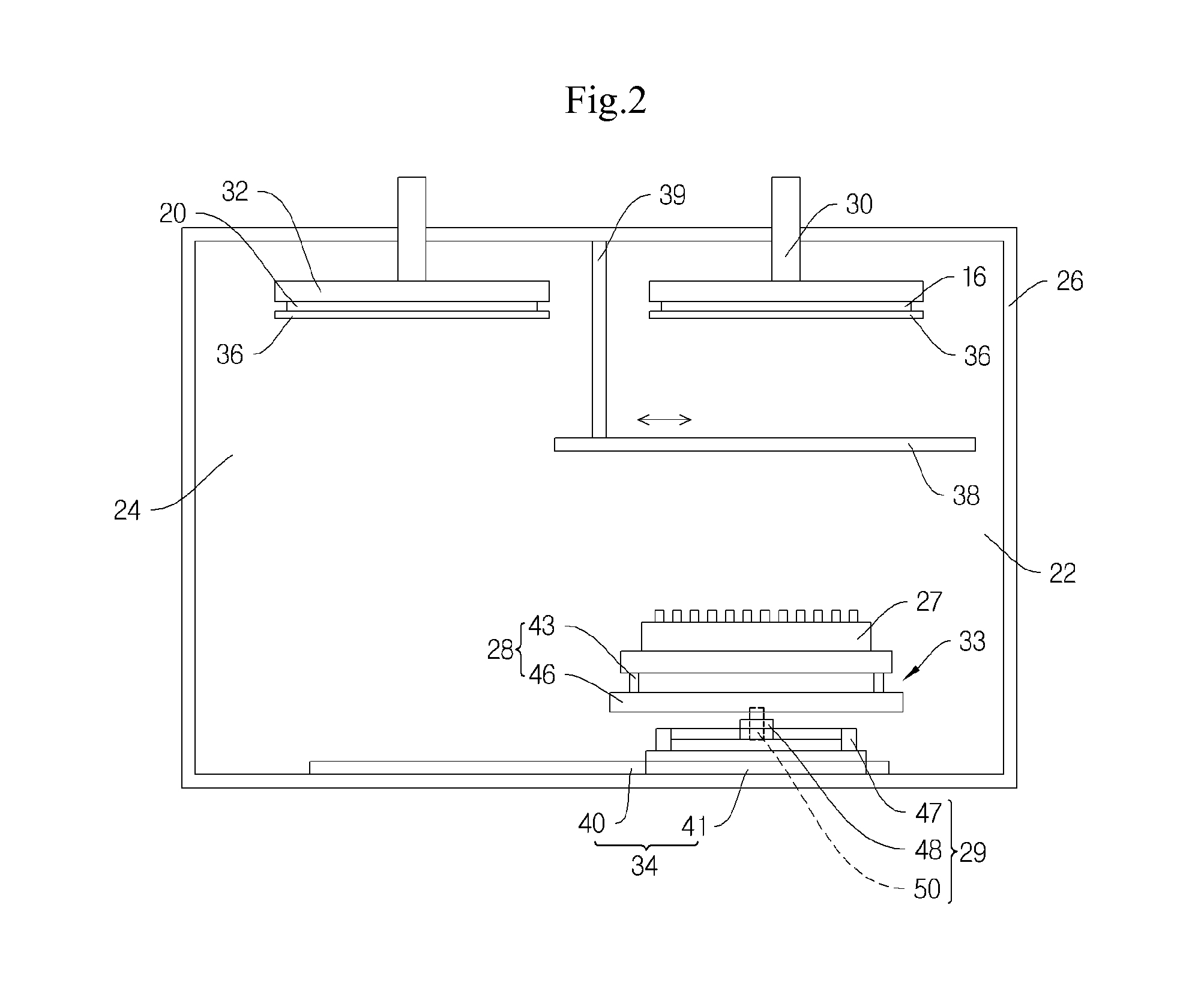 Organic material deposition apparatus, and organic material deposition method using same