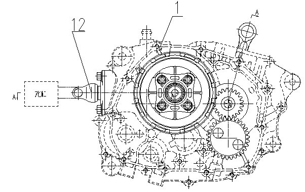 Engine for tricycle