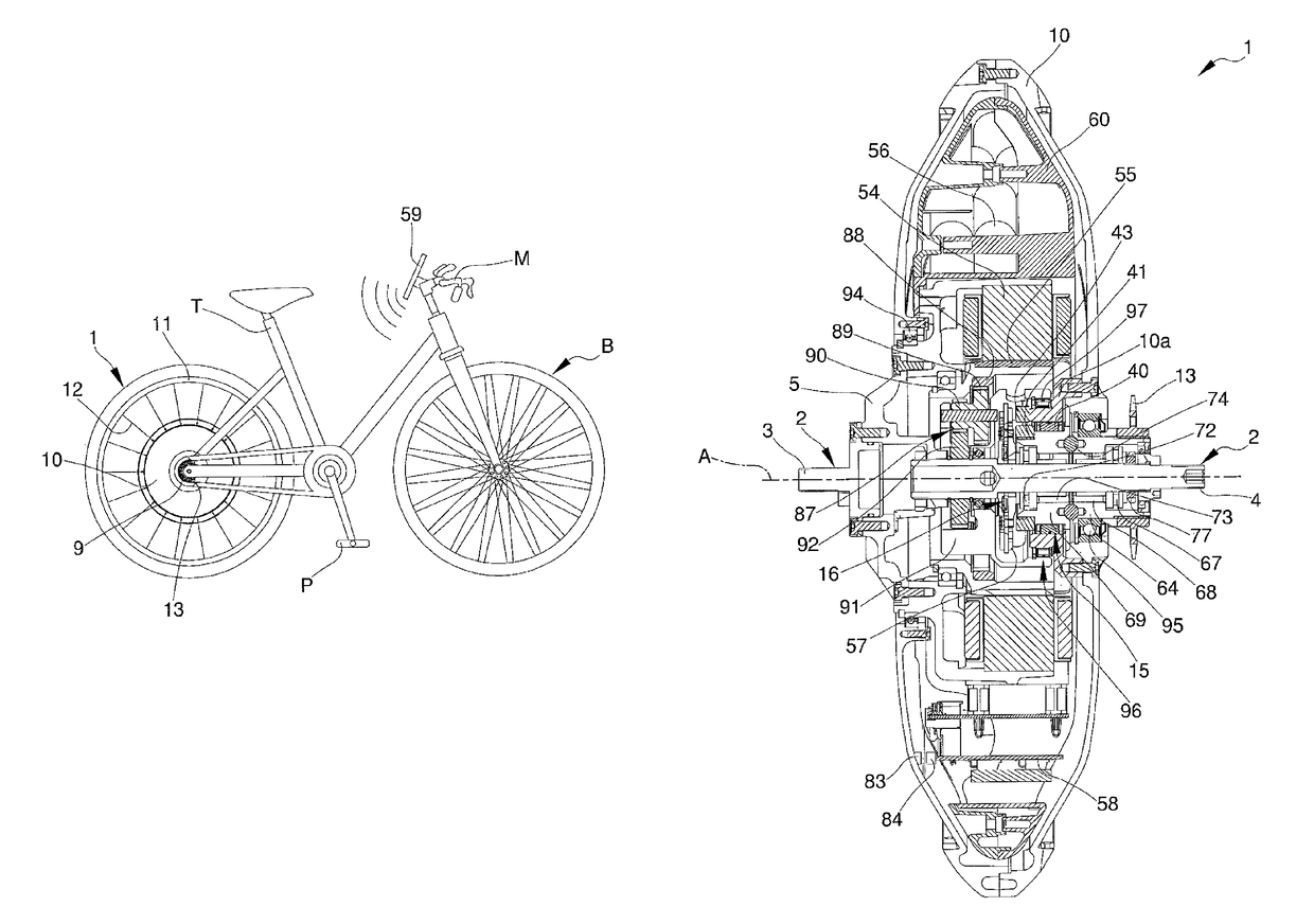 Wheel for pedal-assisted bikes