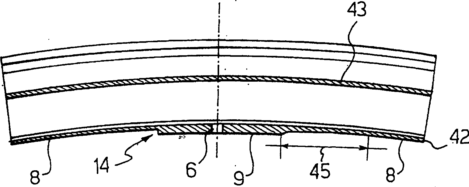 Lightened rim for a bicycle wheel and method for manufacturing such a rim