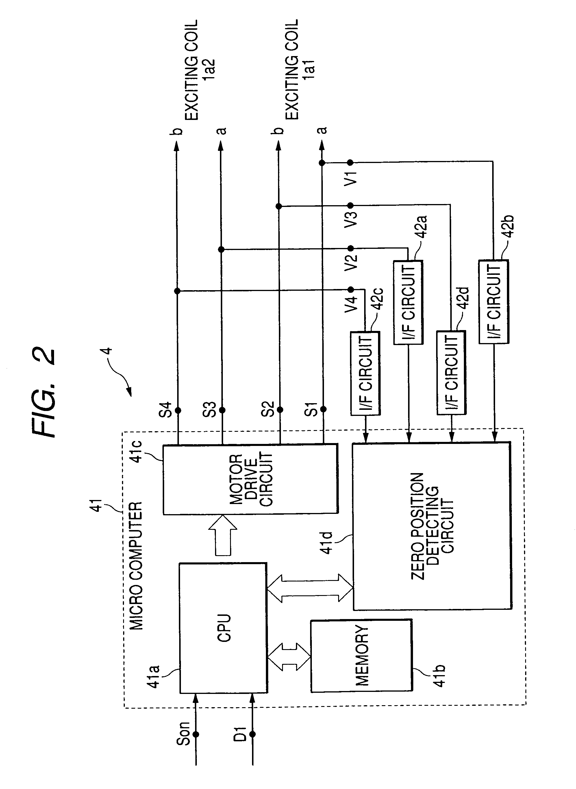 Driving device for stepping motor