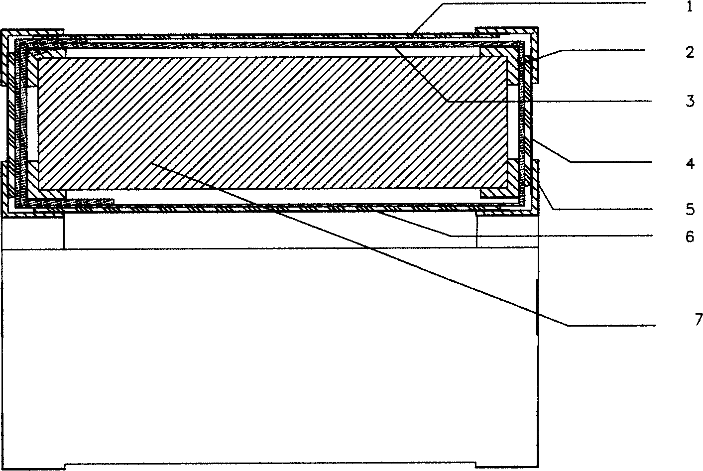 Packaging material for roll material and its packaging method