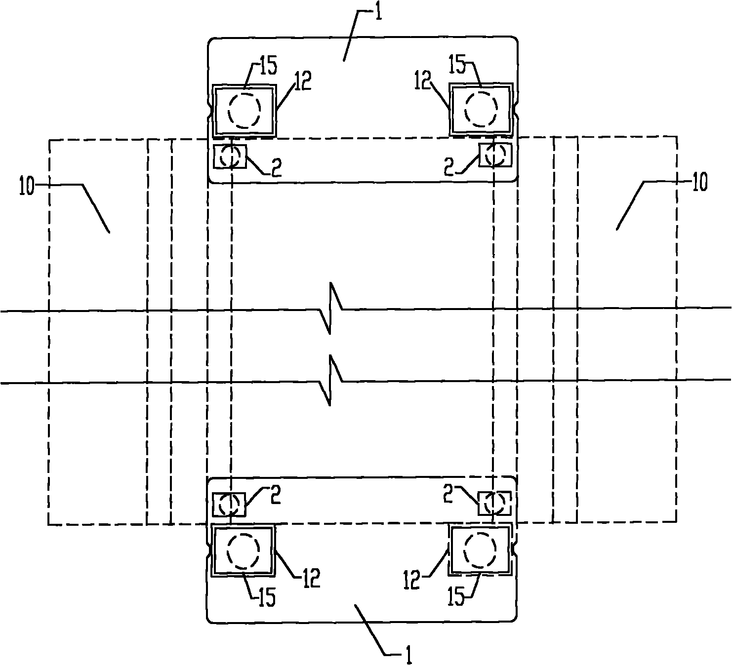 Box girder positioning temporary supporting seat and positioning construction method of box girder