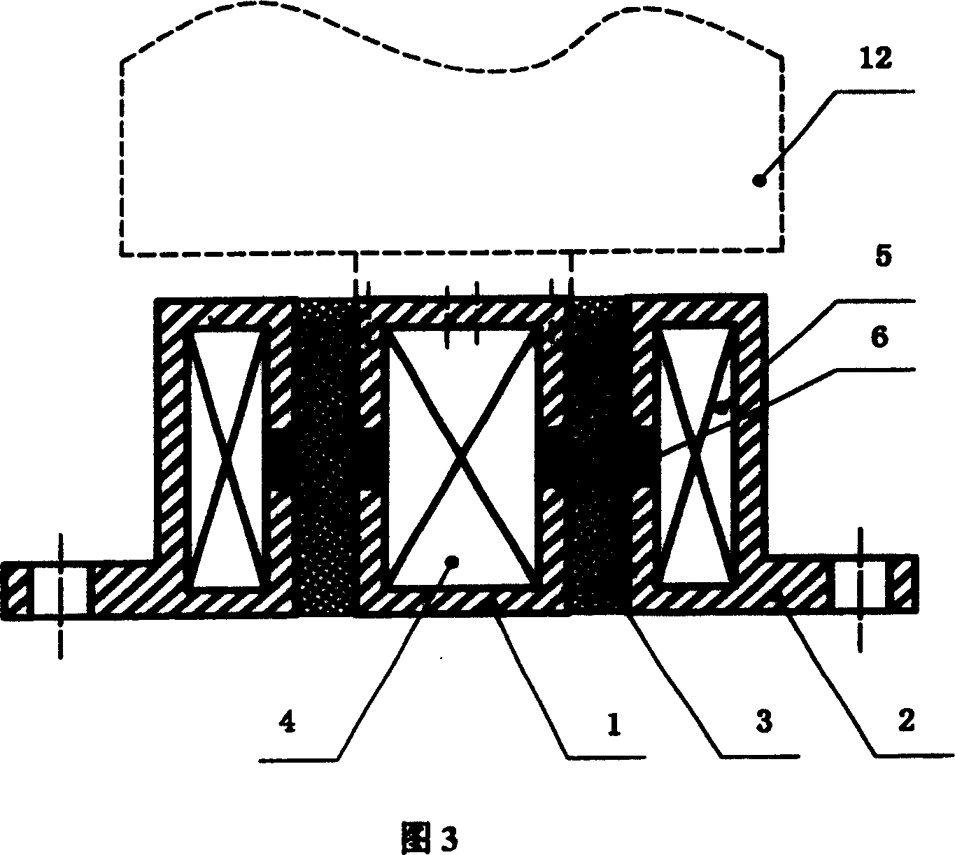 Vibration damper with controllable stiffness and damping