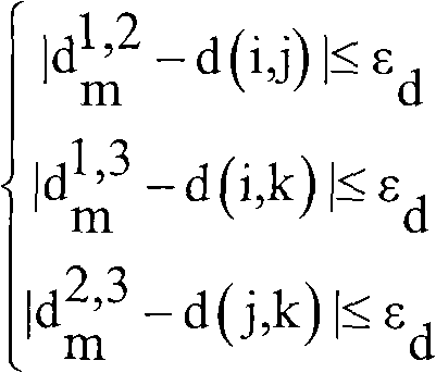 Rapid triangle star map recognition method