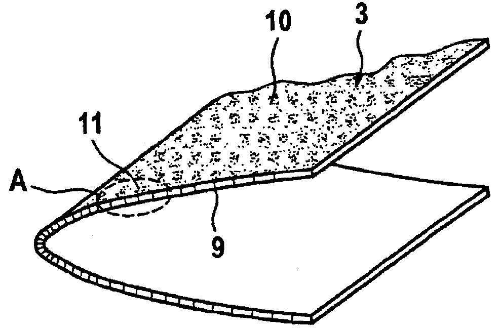 Device for boundary layer gettering and composite component therefor