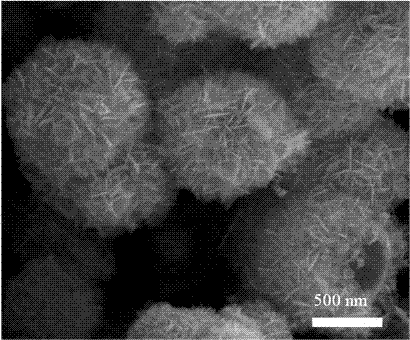 Preparation method and application of three-dimensional hollow multilevel-structured stannic oxide gas-sensitive material
