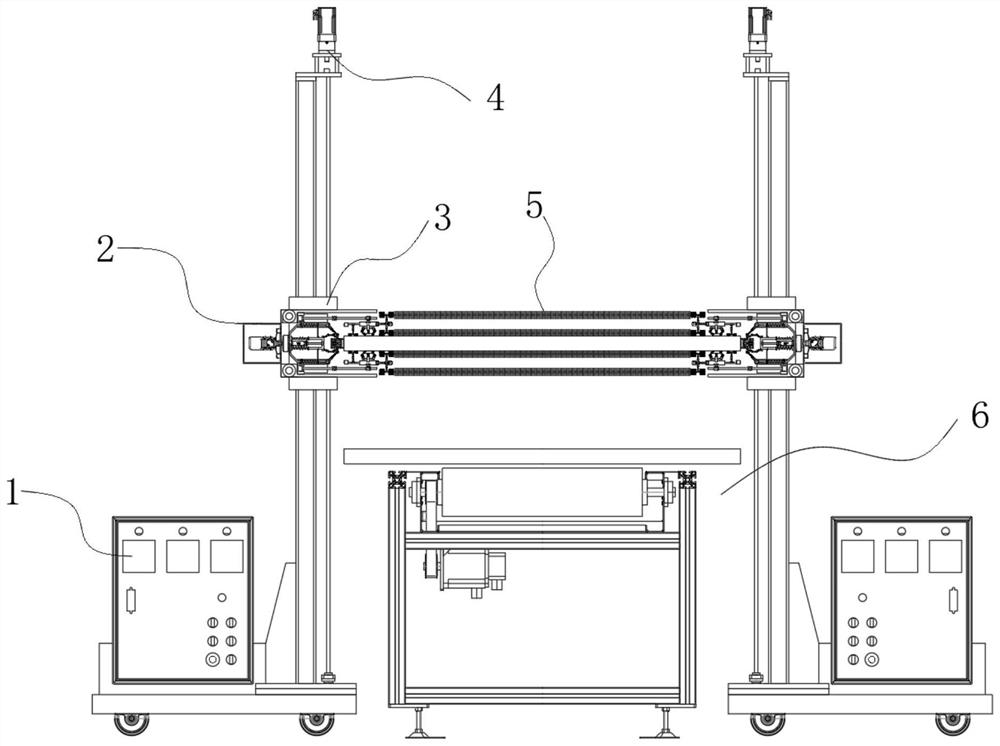 A high-efficiency lifting device for lifting building panels