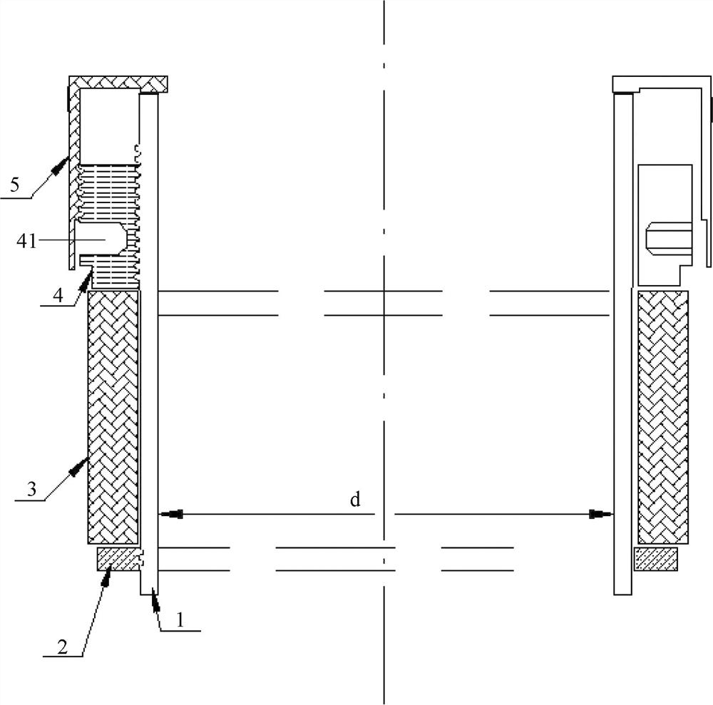 Concrete structure post-installed instant sealing casing assembly and method of using the same