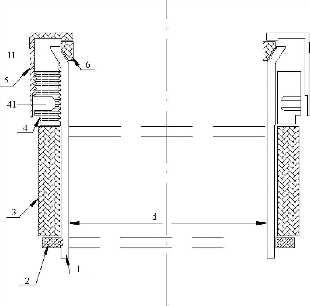 Concrete structure post-installed instant sealing casing assembly and method of using the same