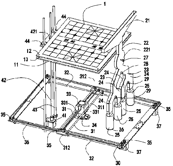 Automatic arranging device