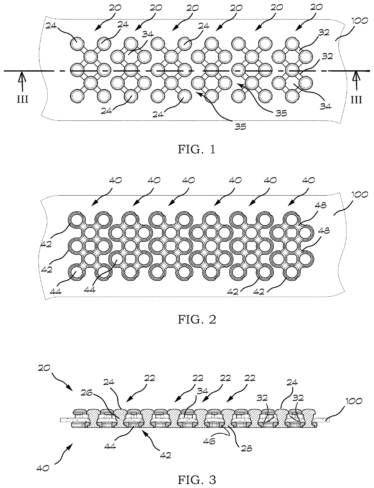 Flexible fastener for textiles