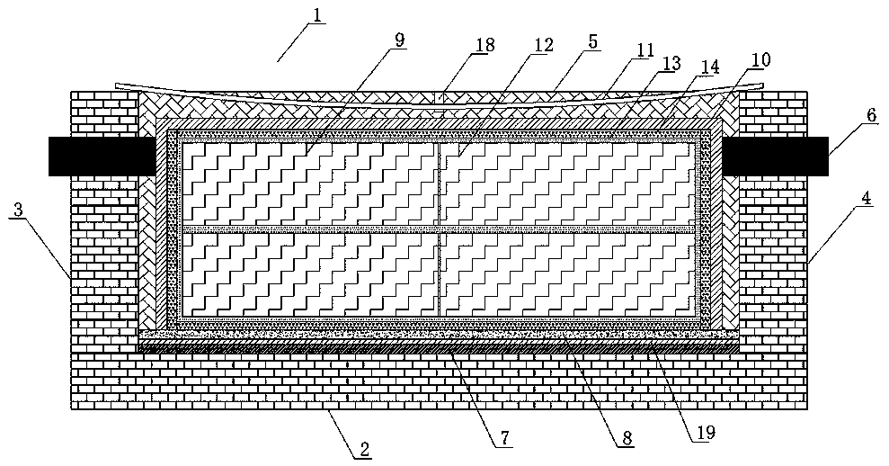 Purifying device and manufacturing process of low energy consumption lithium battery graphite negative electrode material