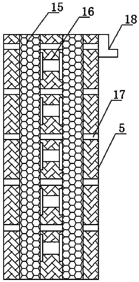 Purifying device and manufacturing process of low energy consumption lithium battery graphite negative electrode material