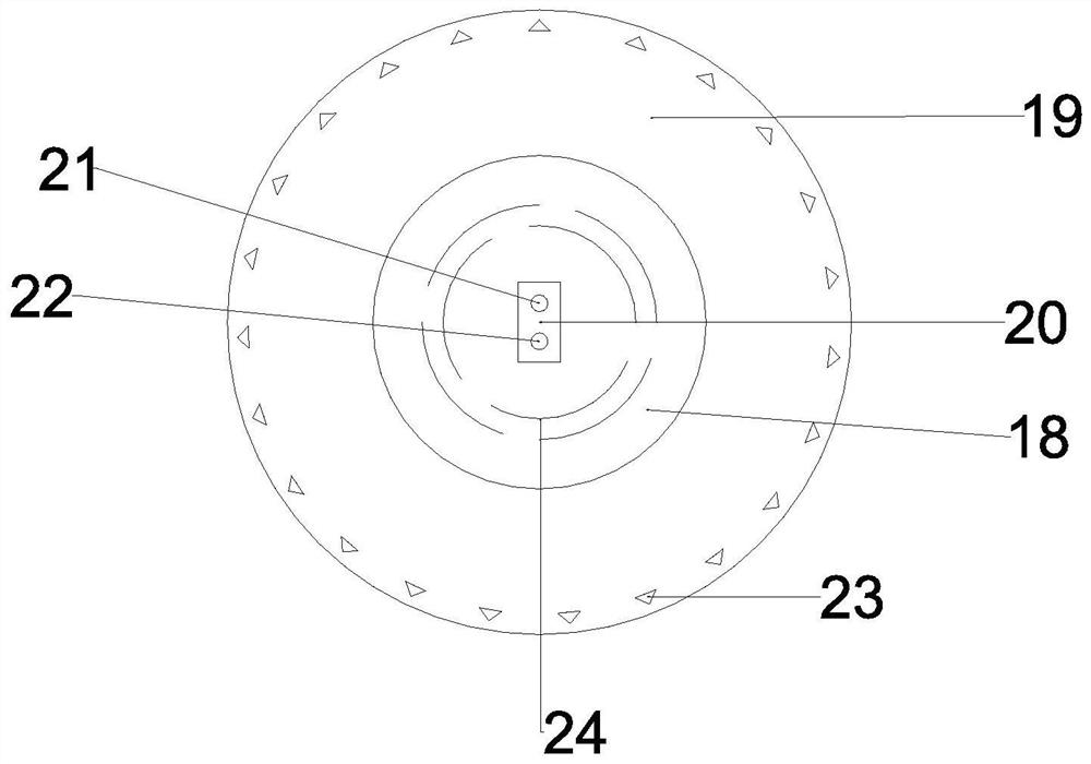 Peripheral hole joint cutting equipment for improving smooth blasting energy gathering effect