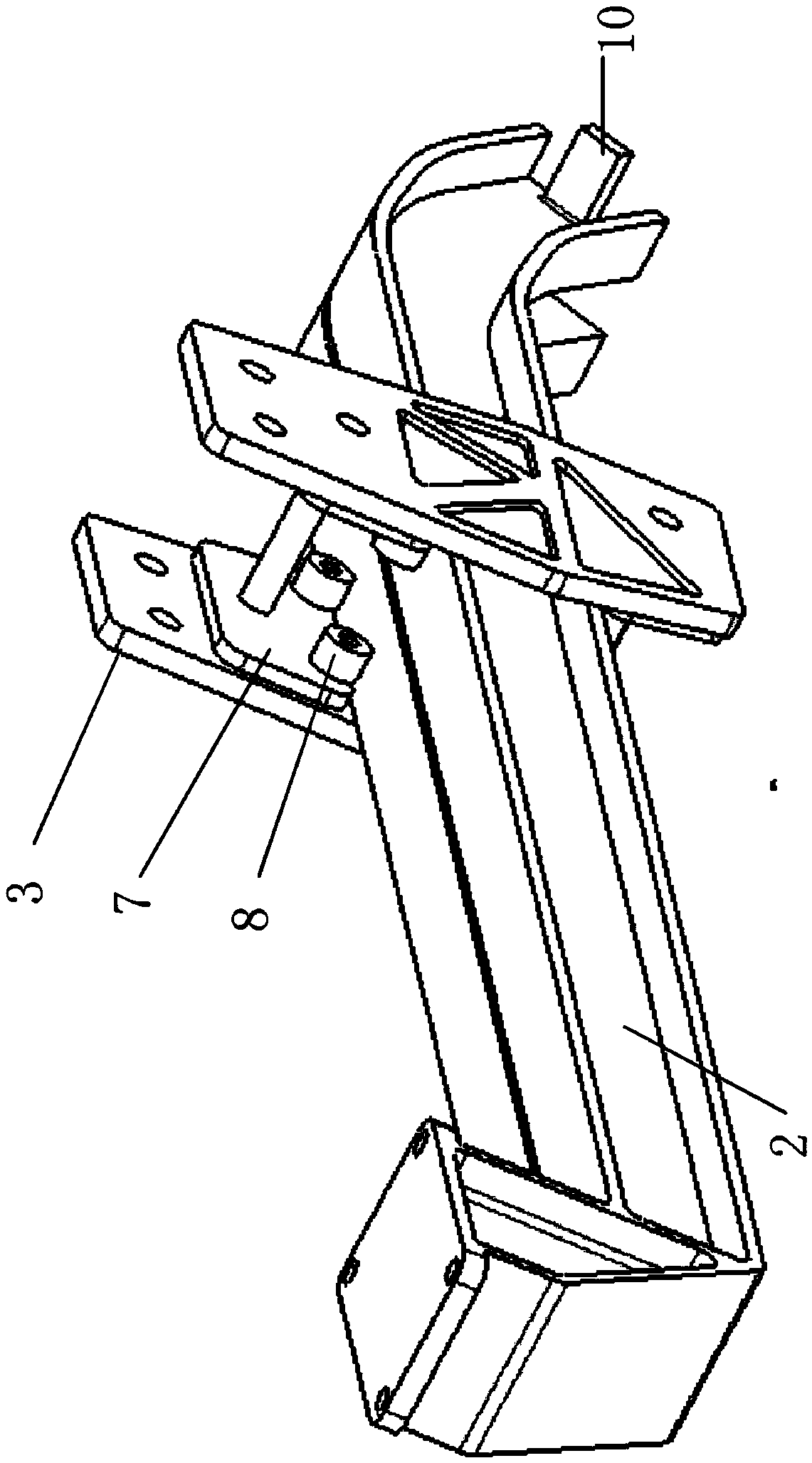 Pulley frame for aircraft slat rails