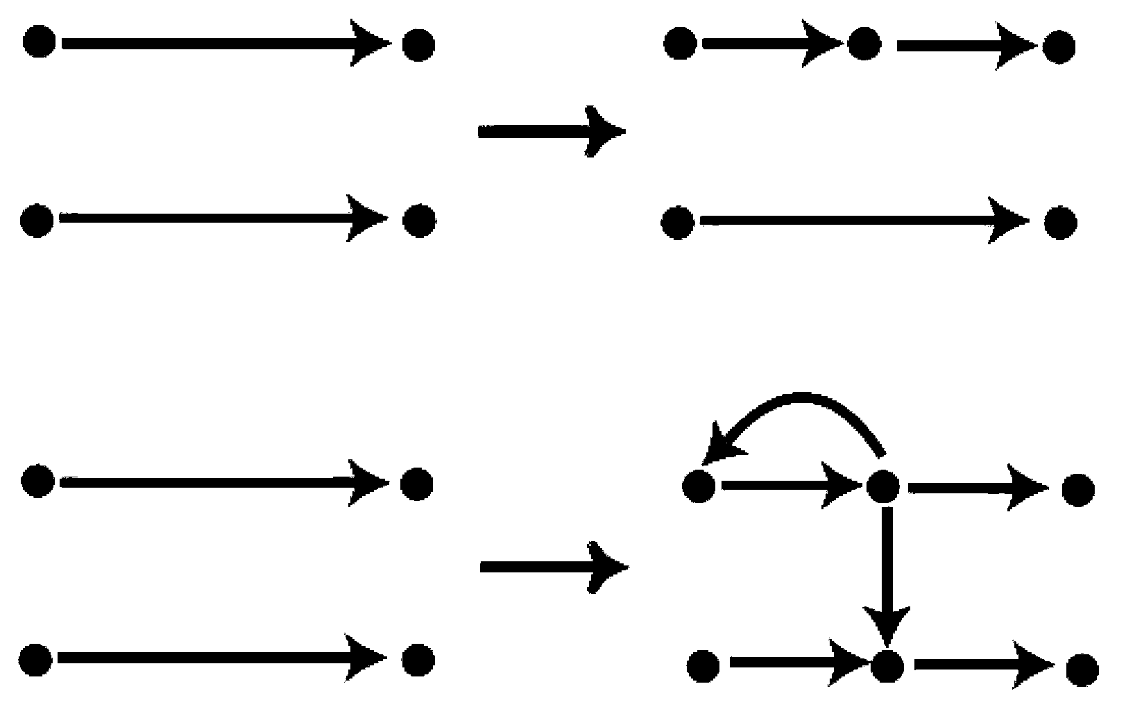 Motion diagram transition point selecting method based on nonlinear manifold learning