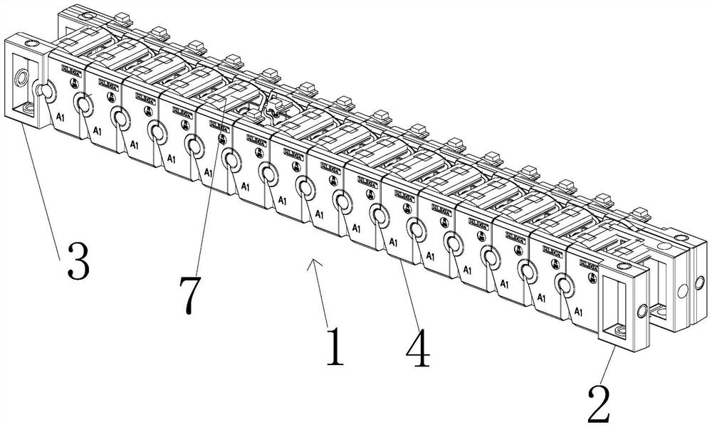 Novel mute drag chain